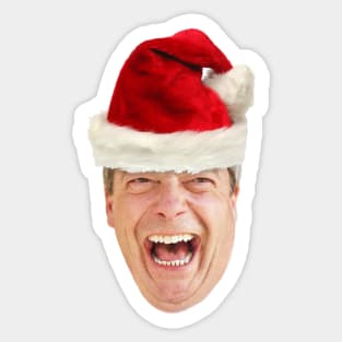 Nigel Farage Santa Claus Sticker